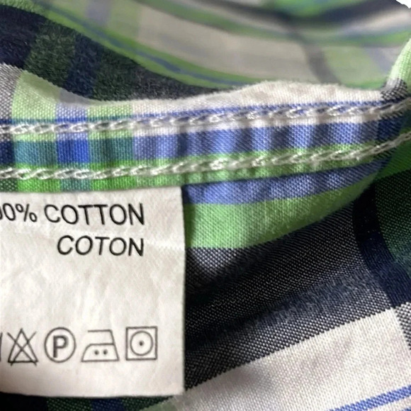 Bruun & Stengade plaid Cotton men shirt,EC but tag is vintage US NECK 15.5” - Picture 10 of 14
